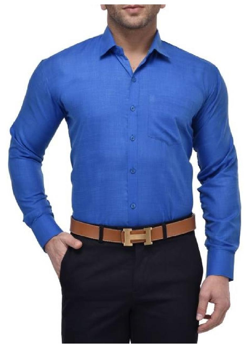 

Chrome Coral Men Regular fit Formal Shirt - Blue