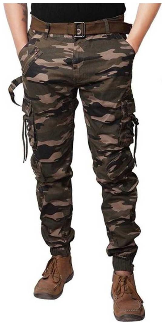 

Chrome Coral Men Multi Camouflage Regular fit Cargos