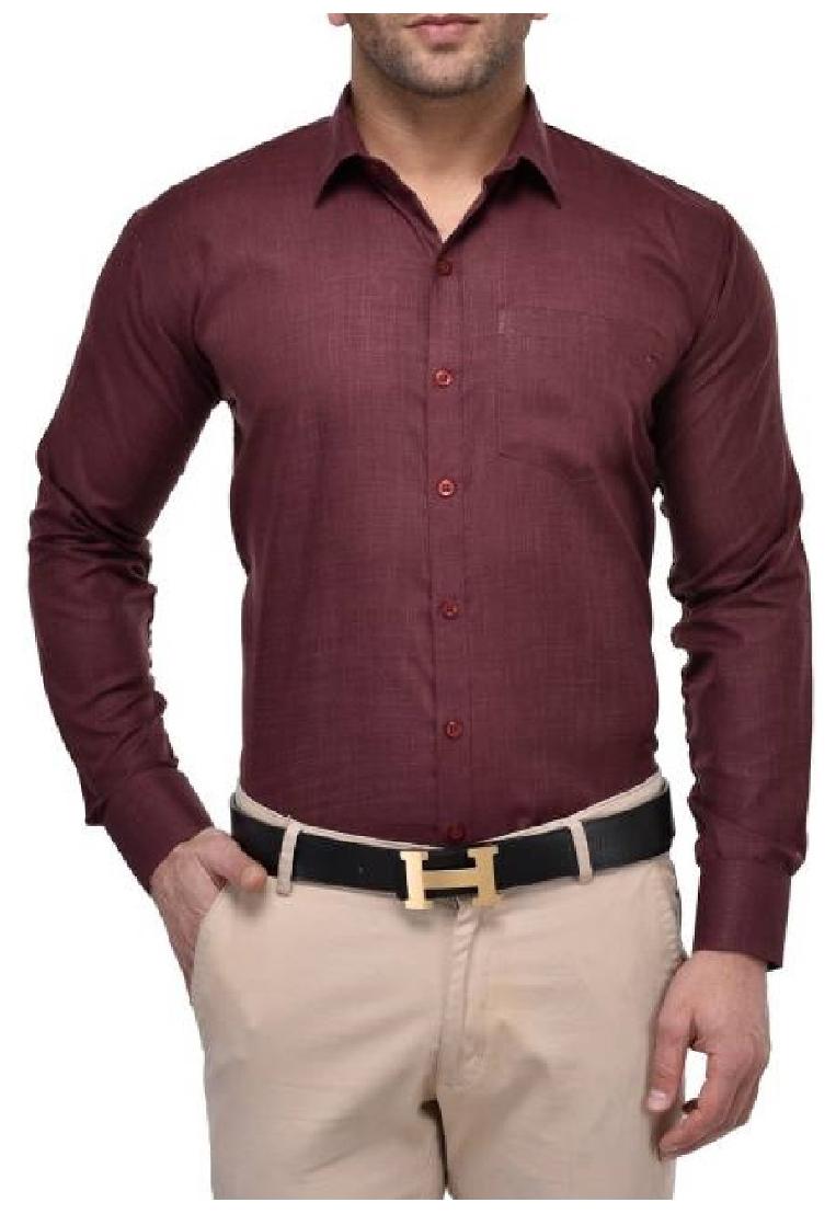 

Chrome Coral Men Regular fit Formal Shirt - Brown