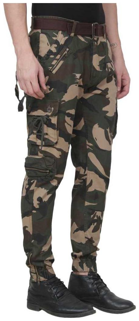 

Chrome Coral Men Multi Camouflage Regular fit Cargos
