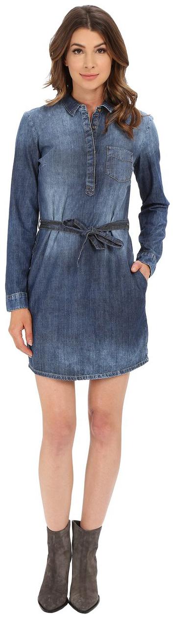 

Chrome Coral Heavy Denim Dress for Ulitame Look