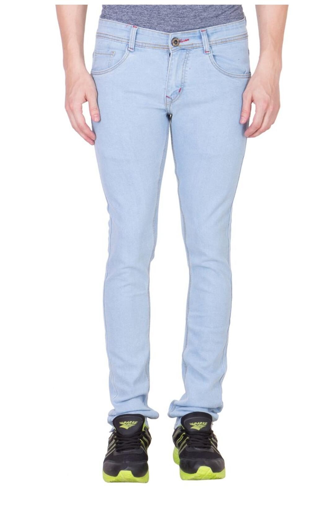 

Chrome Coral Men Blue Skinny Fit Jeans