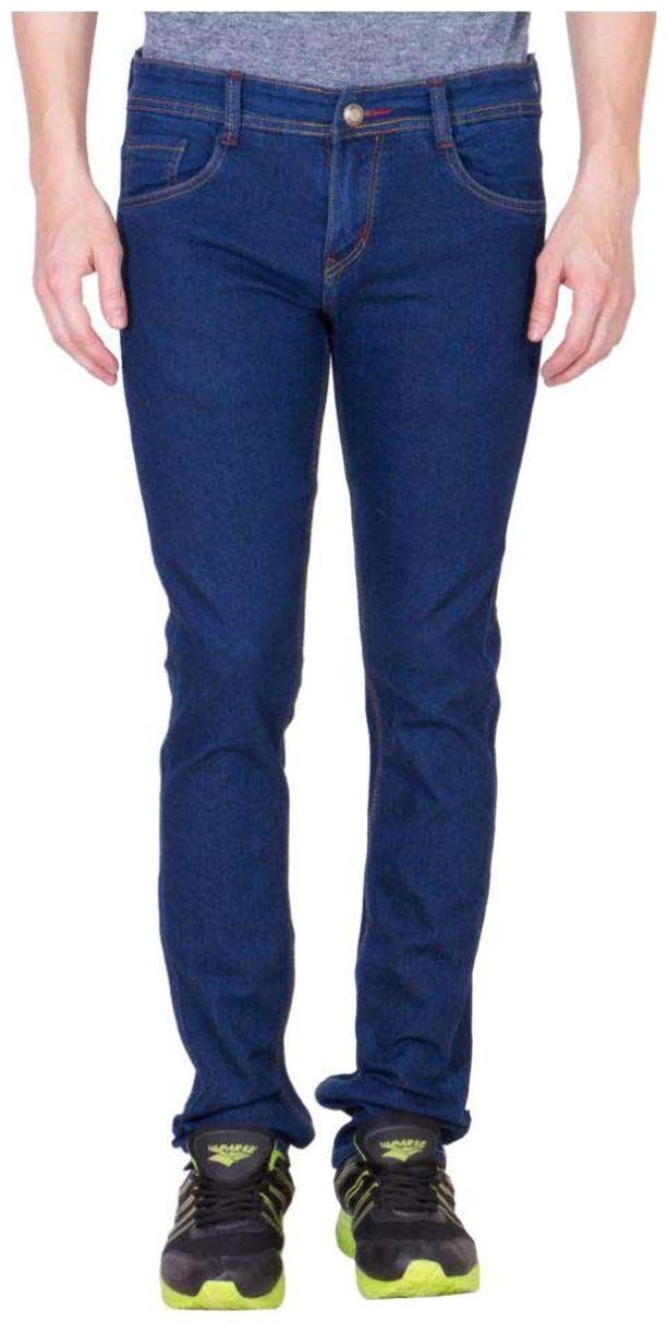 

Chrome Coral Men Blue Regular Fit Jeans