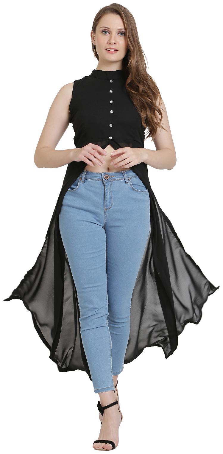 

KMB ROYAL Black Solid A-line dress
