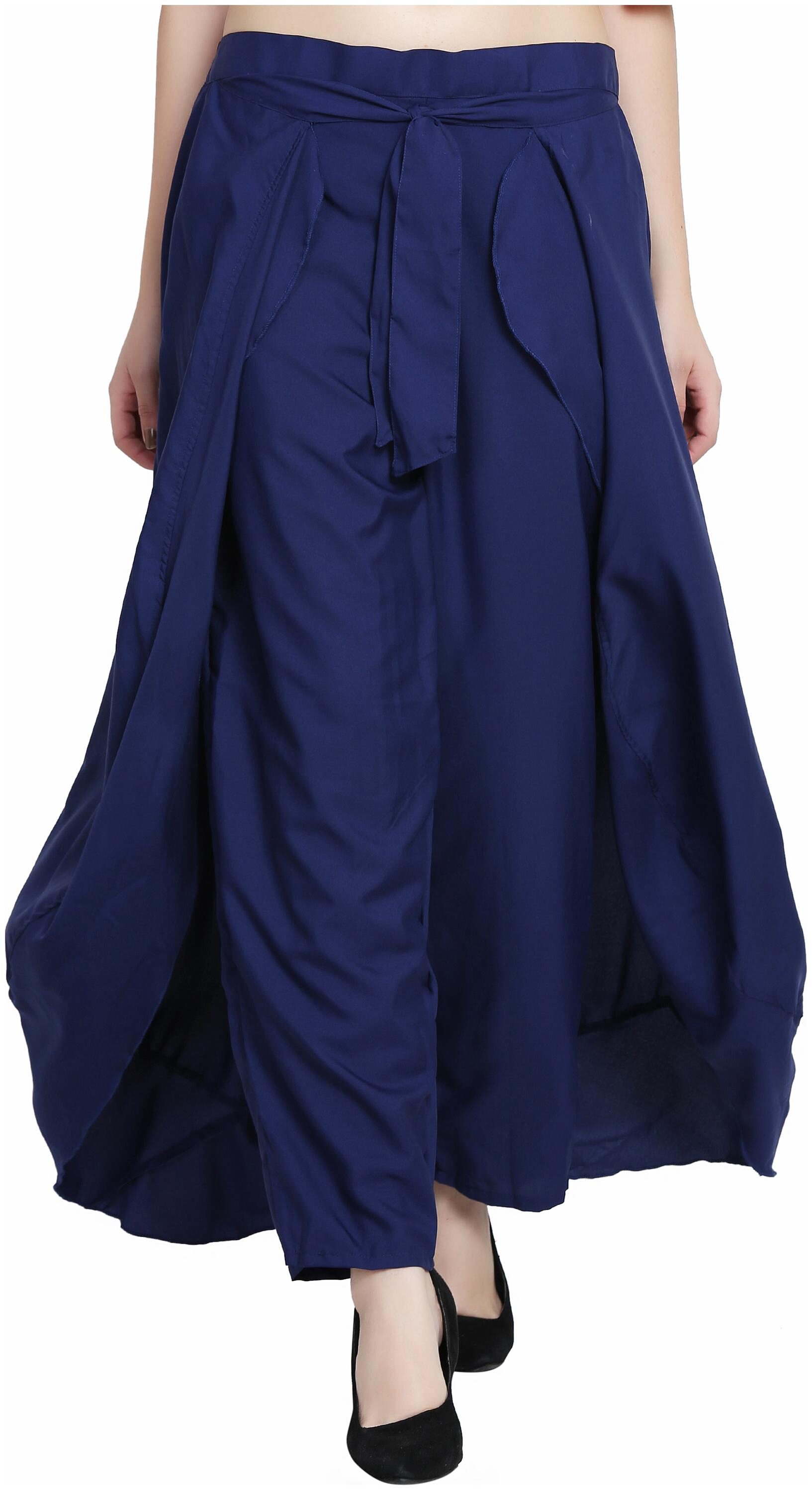 

KMBR Ladies Blue Ruffle Plazzo 2046
