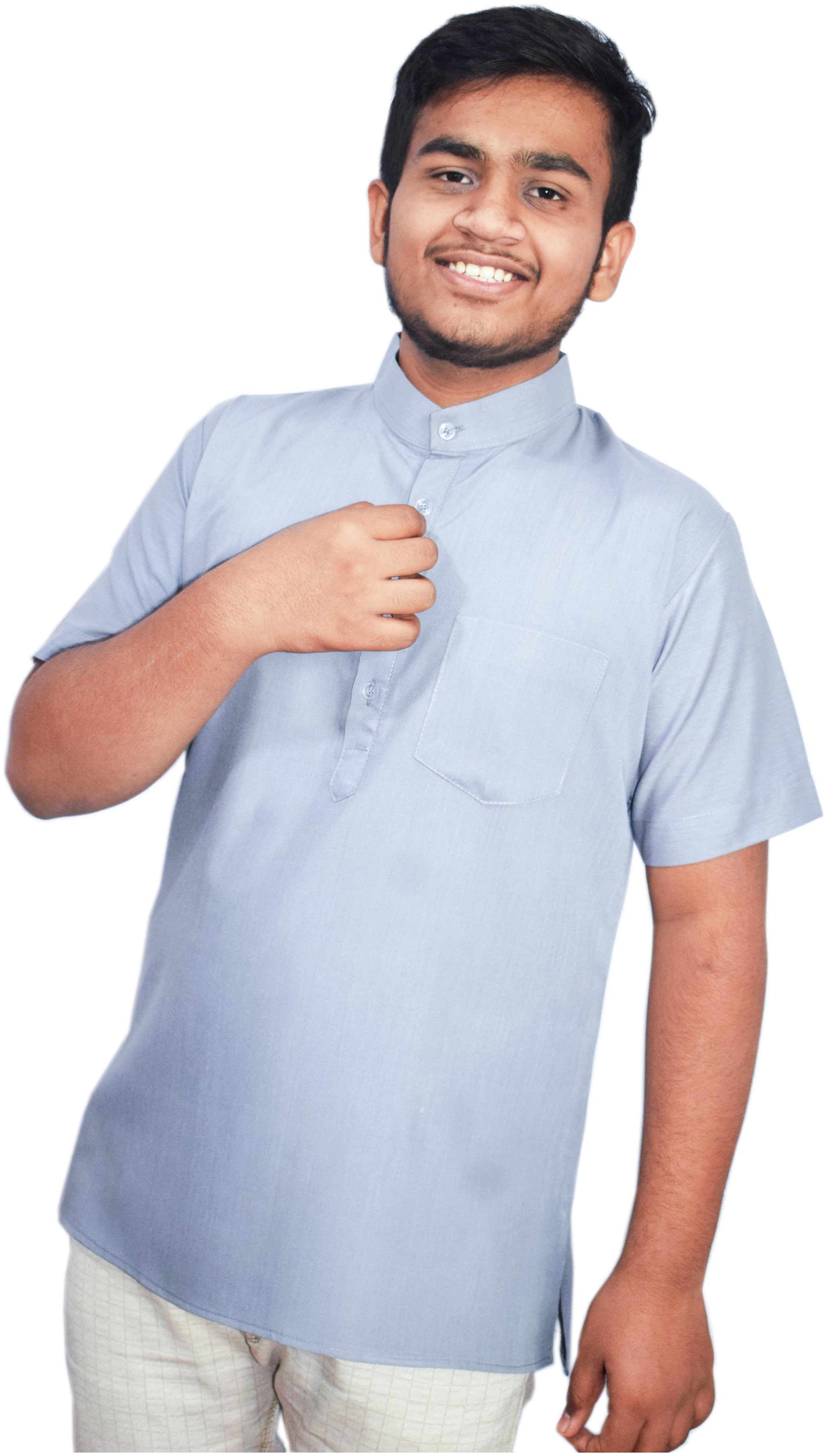 

KMP Fashion Cotton Solid Assorted Color Kurta For Men