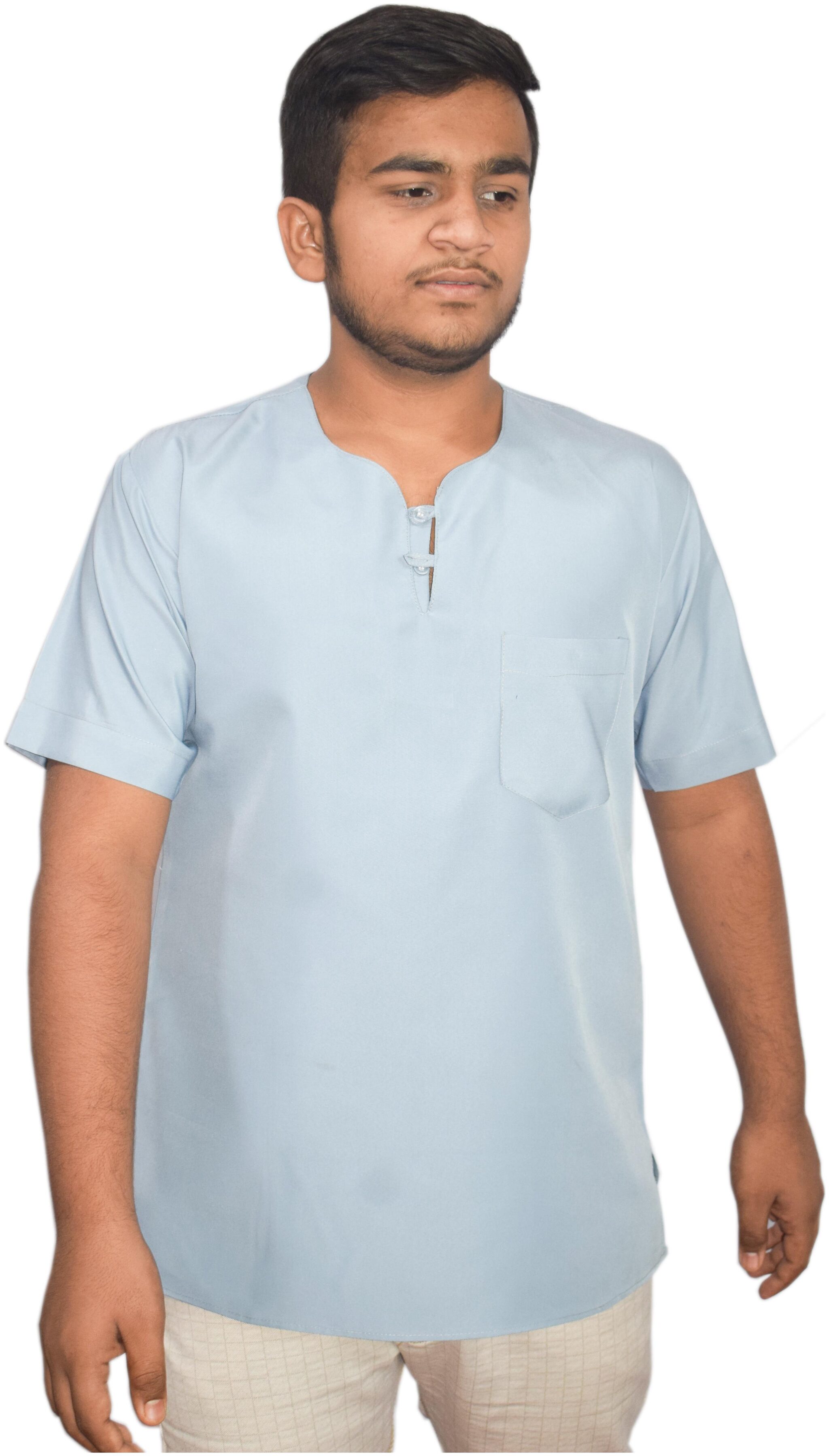 

KMP Fashion Men Blue Regular Fit Kurta
