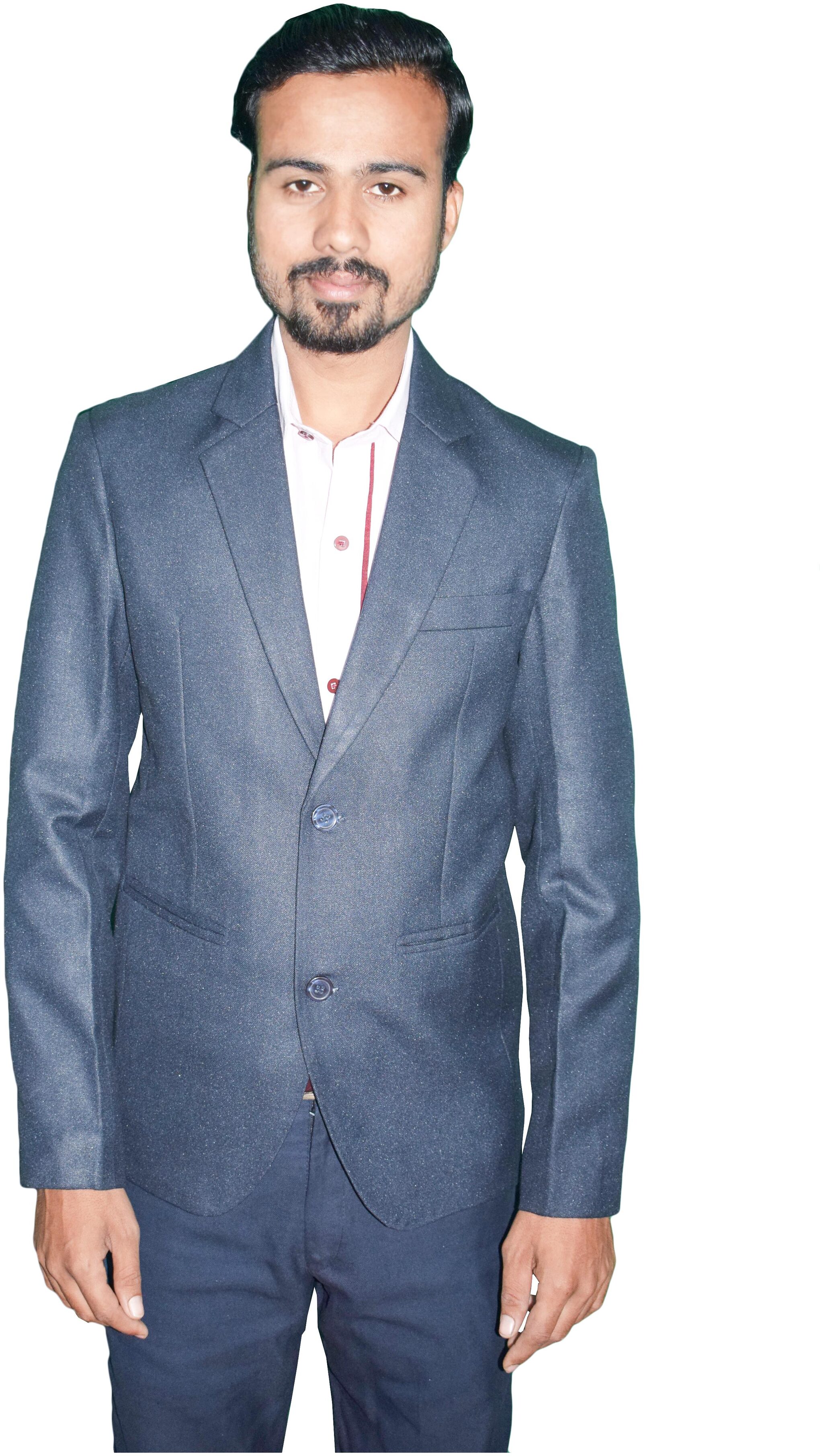 

KMP Fashion Men Blue Solid Regular fit Single Breasted Blazer