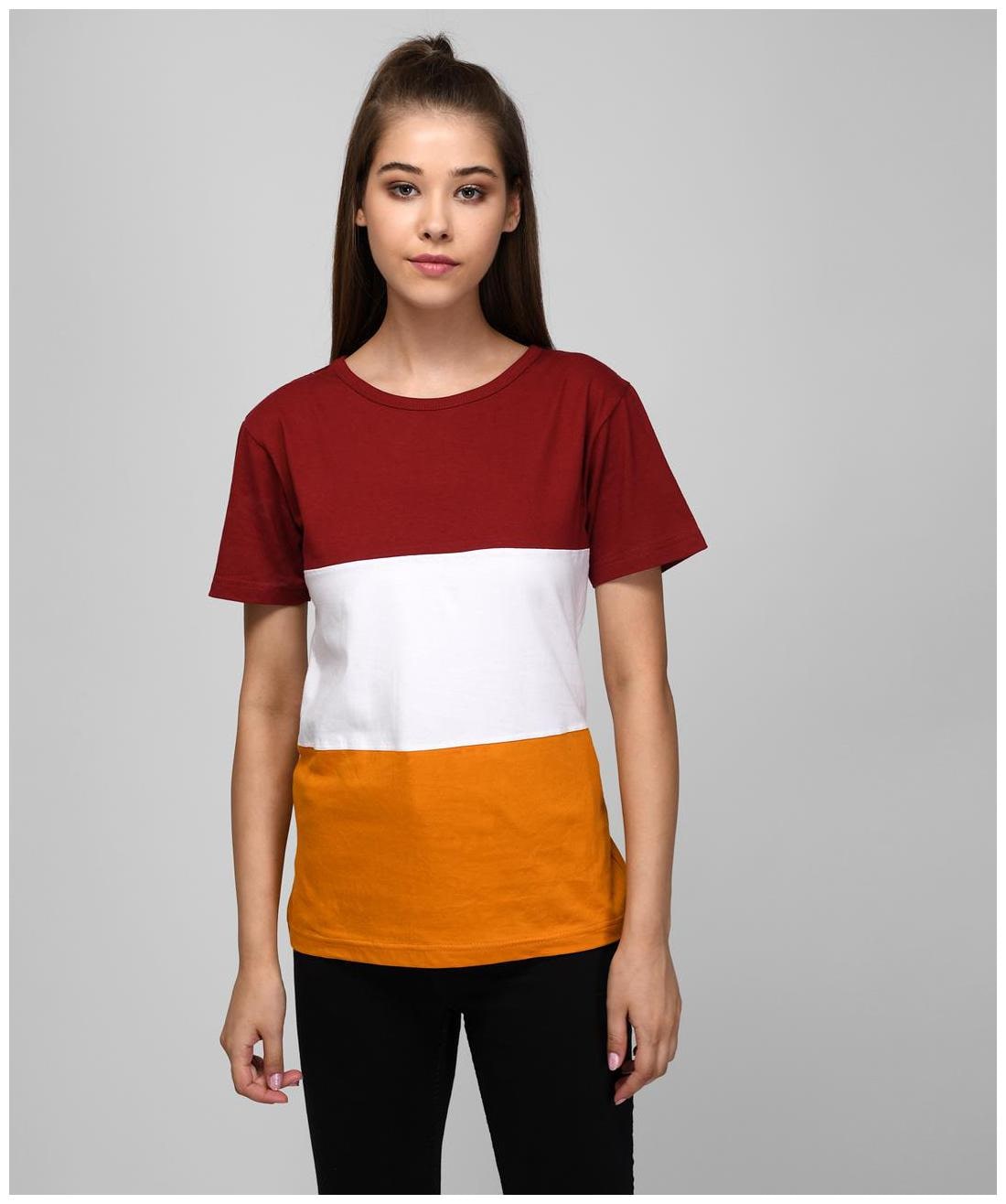 

Kotty Women Multi Regular fit Round neck Cotton T shirt