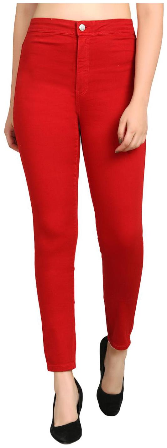 

Kotty Women Red Skinny fit Jeans