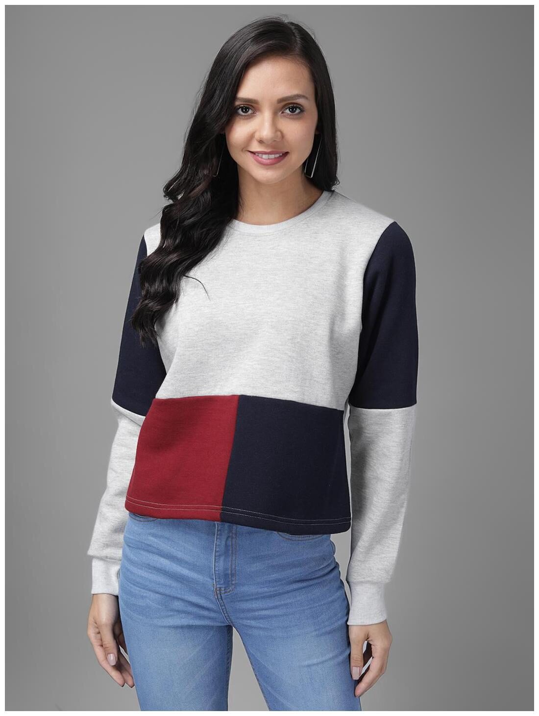 

Kotty Women Colourblocked Sweatshirt - Multi