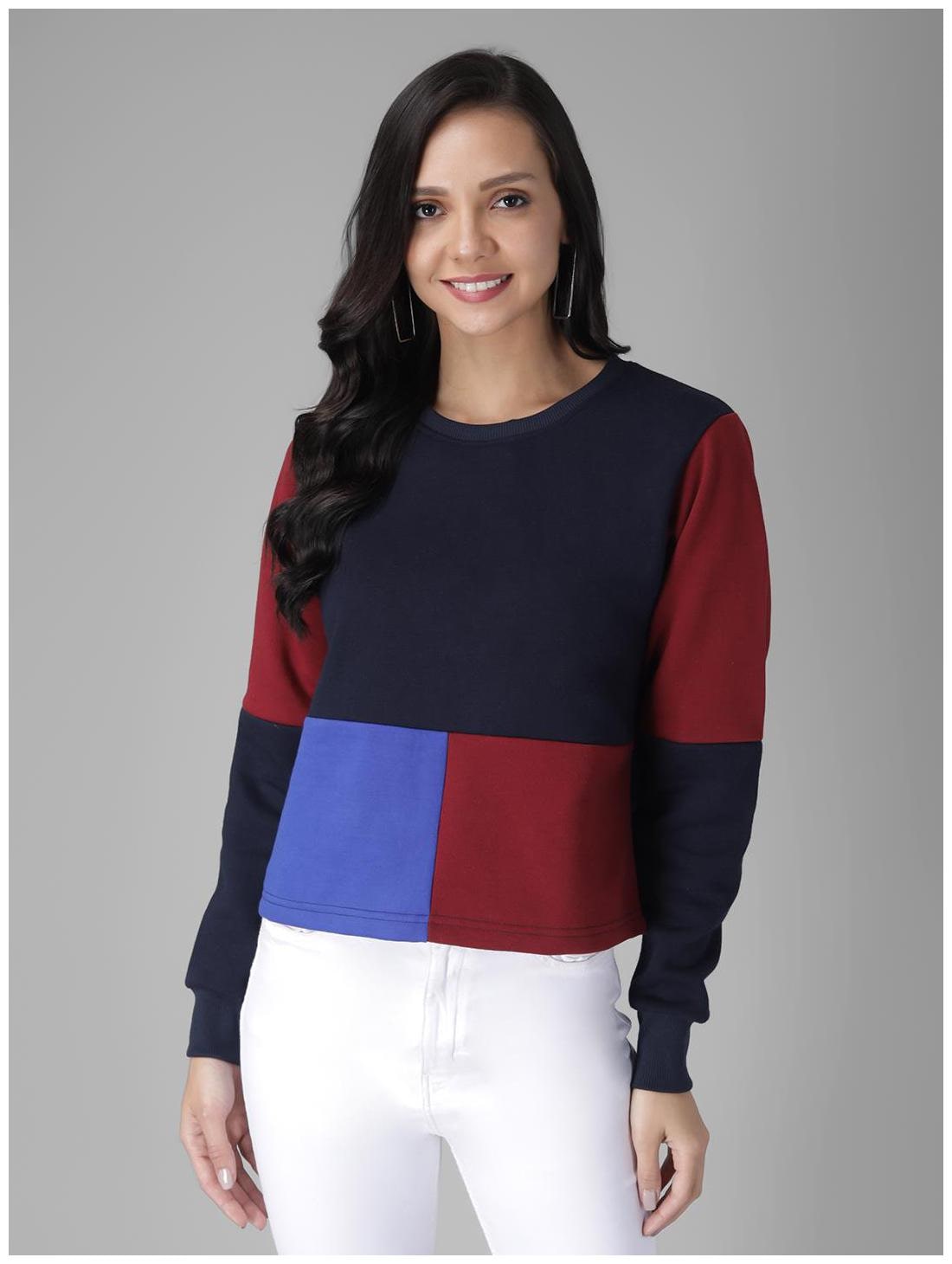 

Kotty Women Colourblocked Sweatshirt - Multi