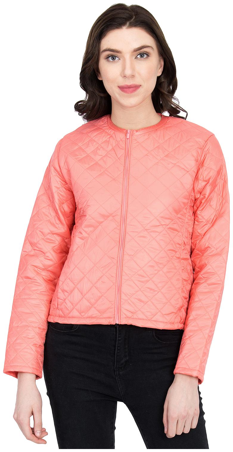 

Kotty Women Solid Bomber Jacket - Pink