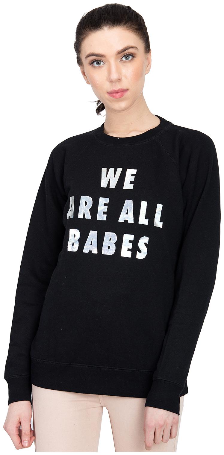

Kotty Women Printed Sweatshirt - Black