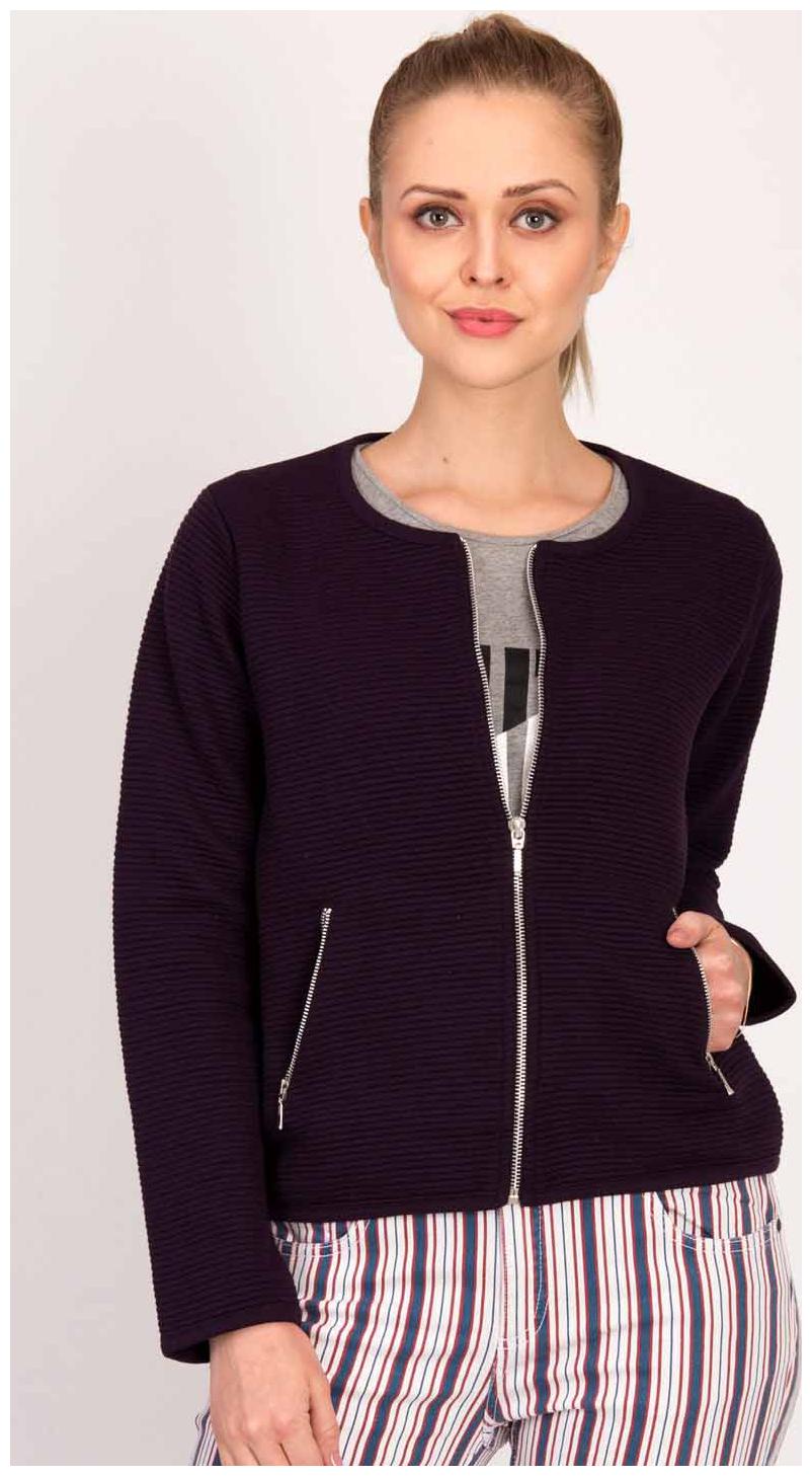 

Kotty Women Striped Regular Jacket - Purple