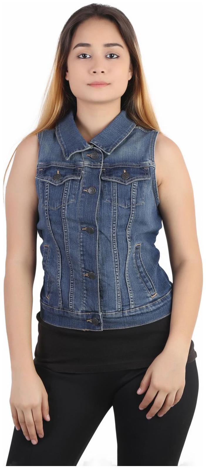 

Kotty Women Striped Bolero Jacket - Blue