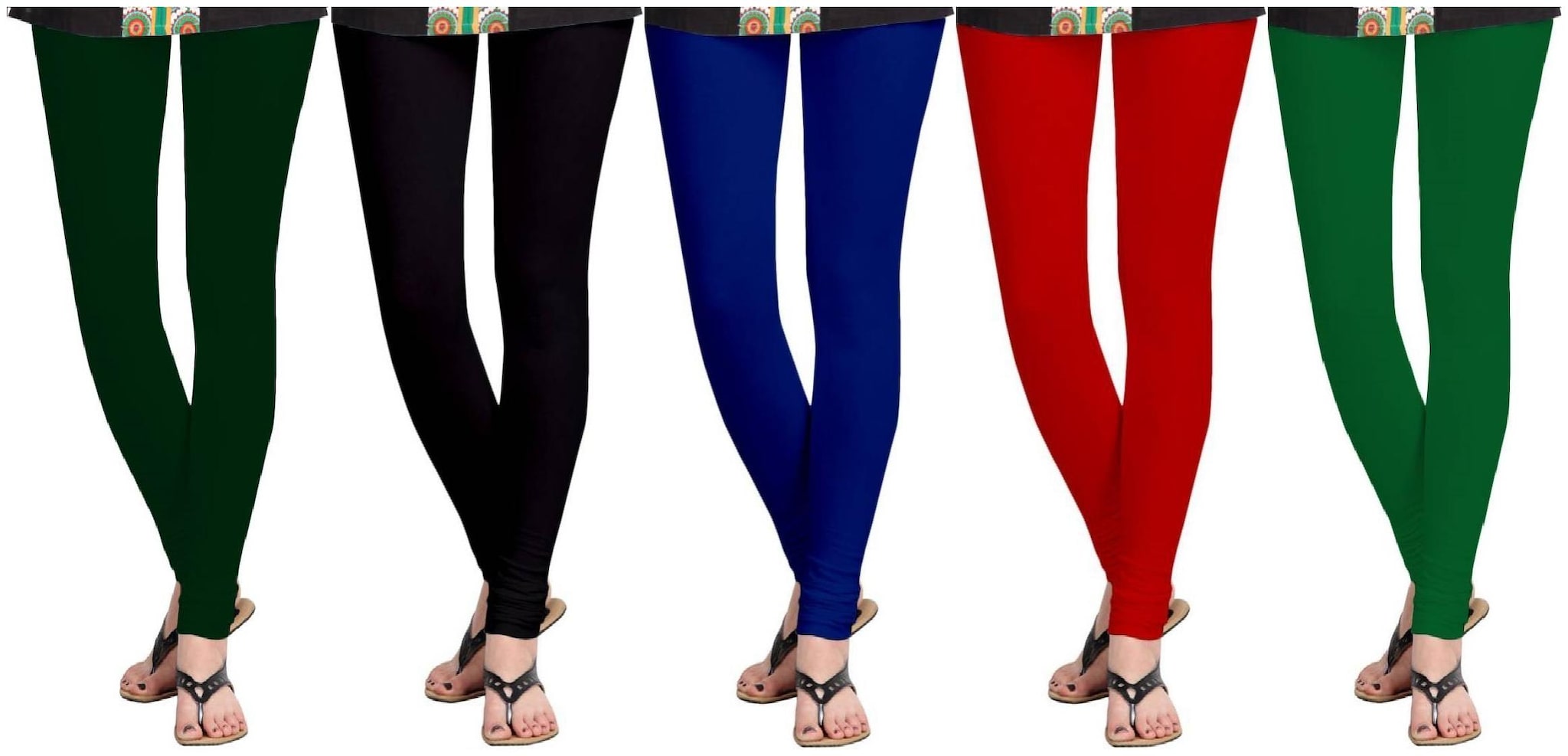 

KRIPI Women Cotton Solid Legging Multi