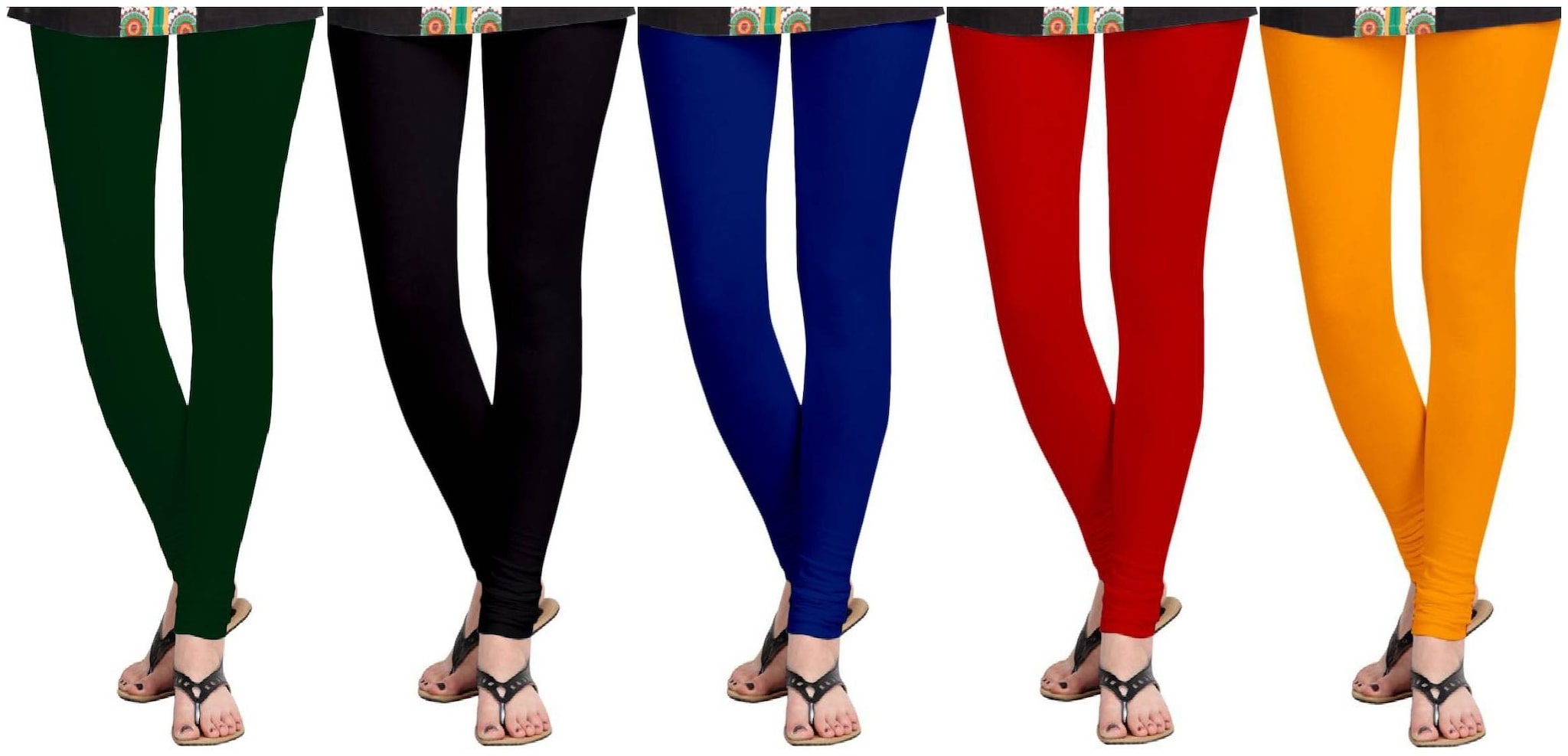 

KRIPI Women Cotton Solid Legging Multi