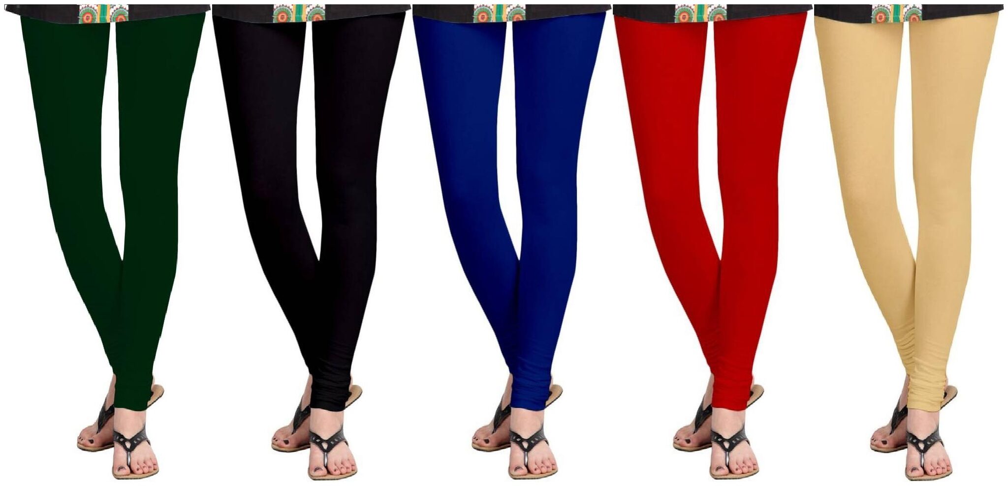 

KRIPI Women Cotton Solid Legging Multi