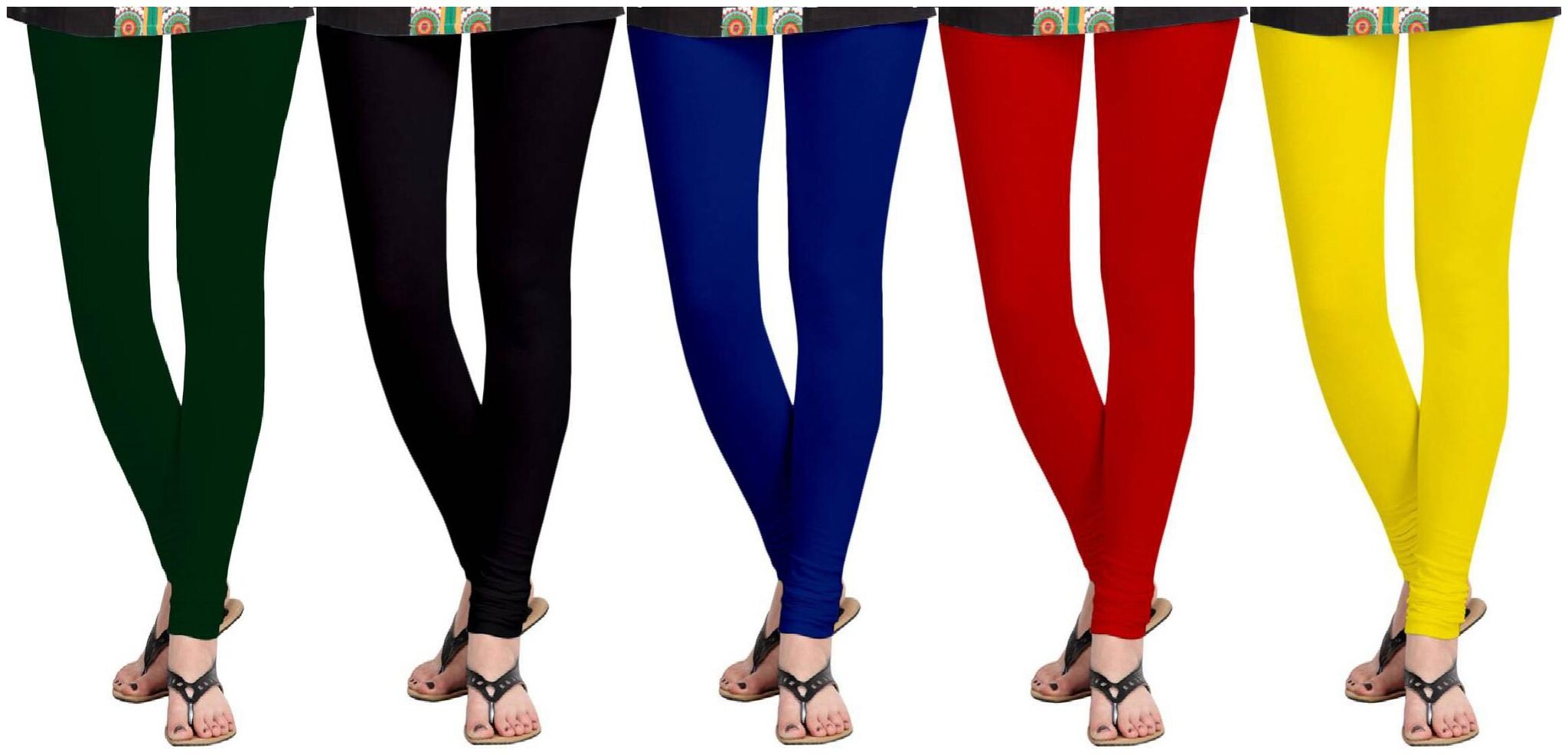 

KRIPI Women Cotton Solid Legging Multi