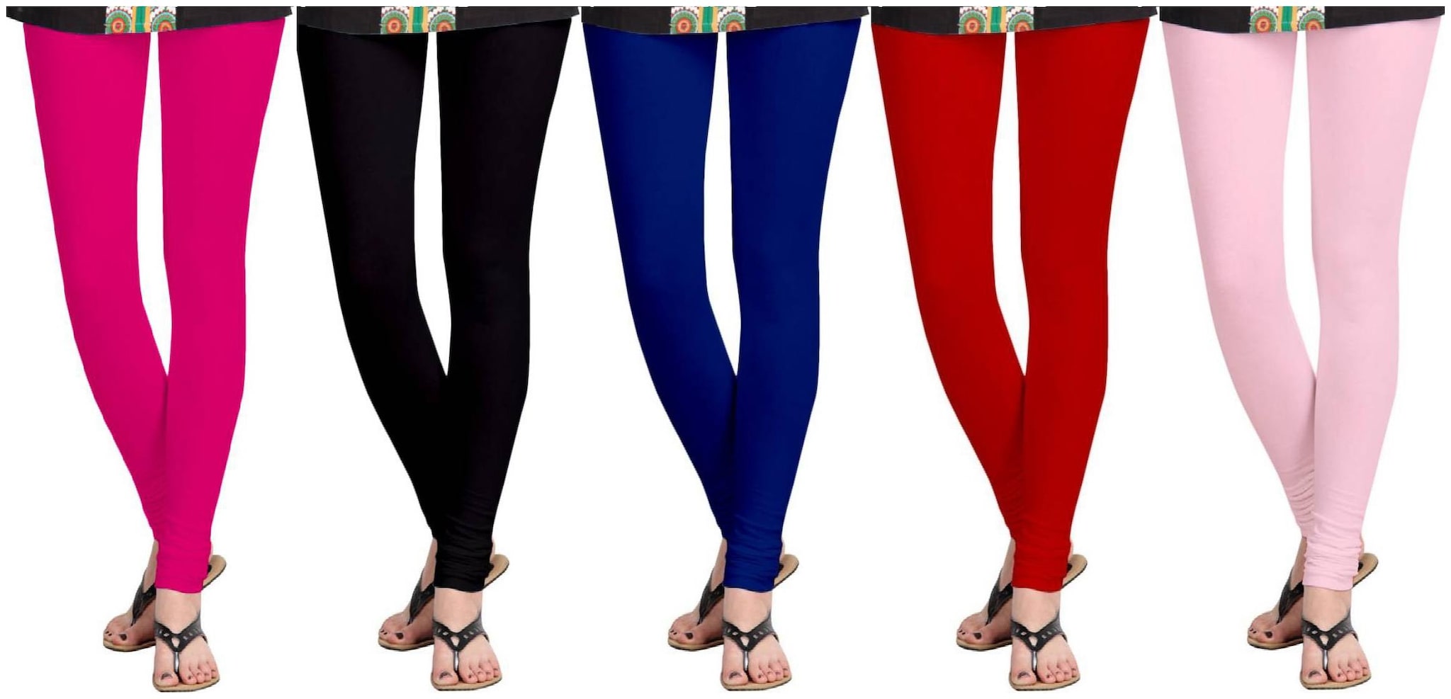 

KRIPI Women Cotton Solid Legging Multi