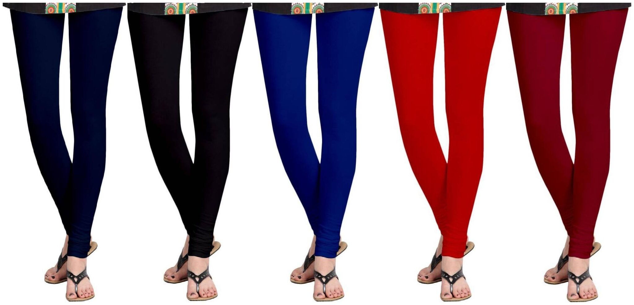 

KRIPI Women Cotton Solid Legging Multi