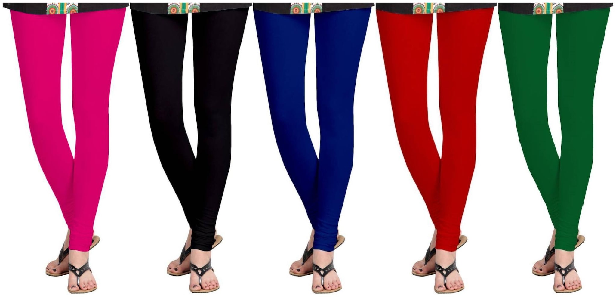 

KRIPI Women Cotton Solid Legging Multi