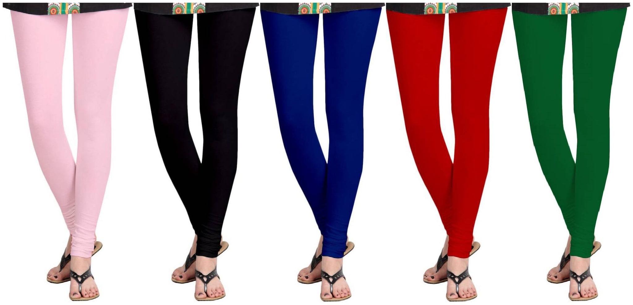 

KRIPI Women Cotton Solid Legging Multi