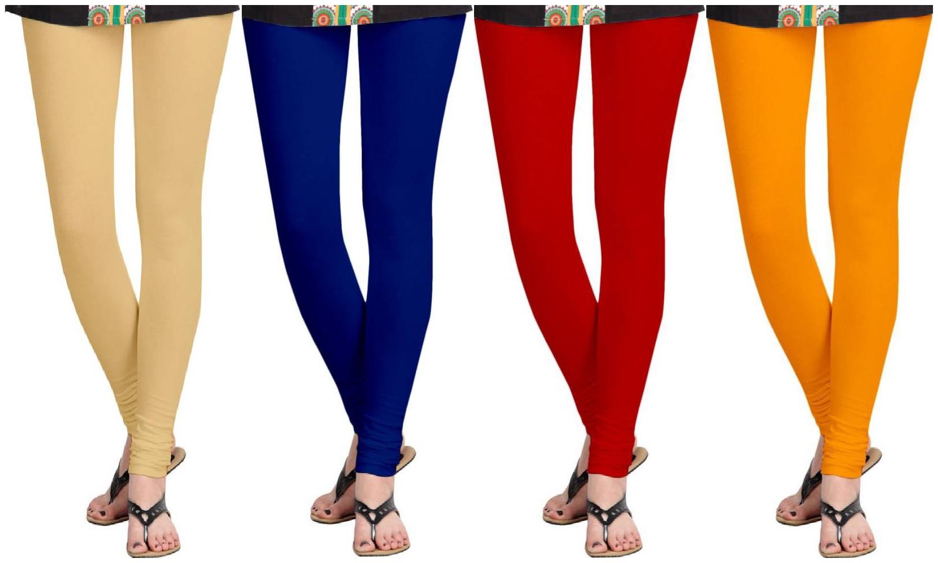 

KRIPI Women Cotton Solid Multi Leggings