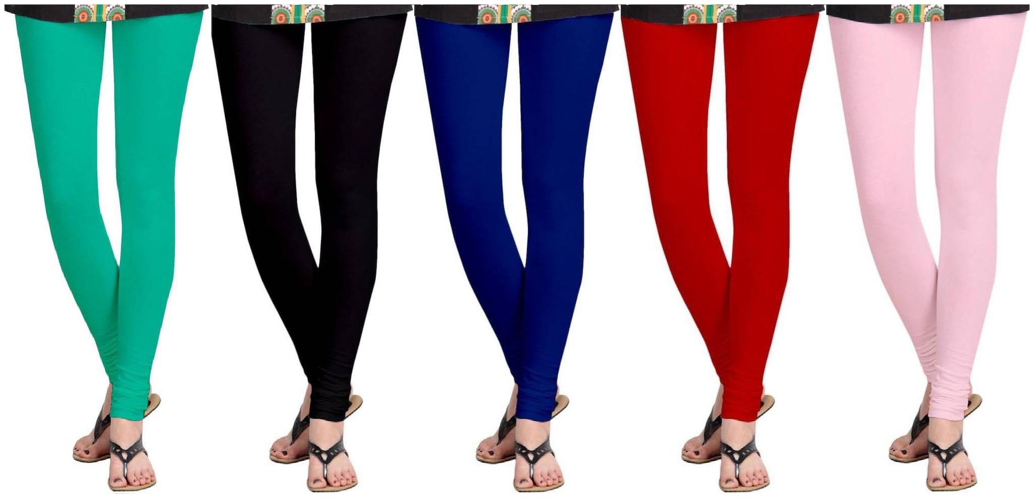 

KRIPI Women Cotton Solid Legging Multi