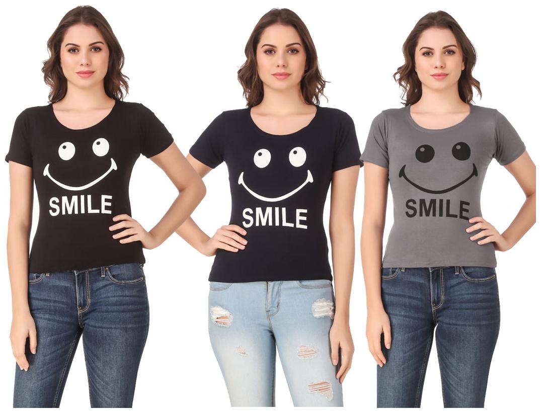 

Krishty Trading Lycra Casual Regular T Shirt Multi