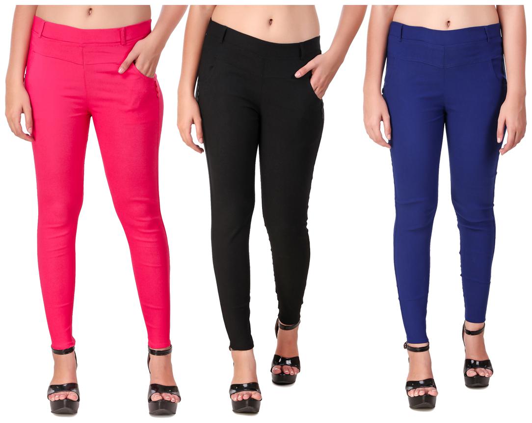 

Krishty Trading Women Multi Skinny fit Jegging