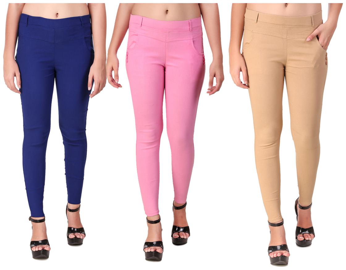 

Krishty Trading Women Multi Skinny fit Jegging