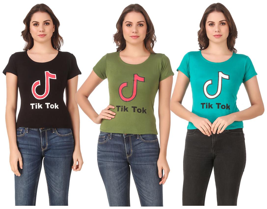 

Krishty Trading Lycra Casual Regular T Shirt Multi