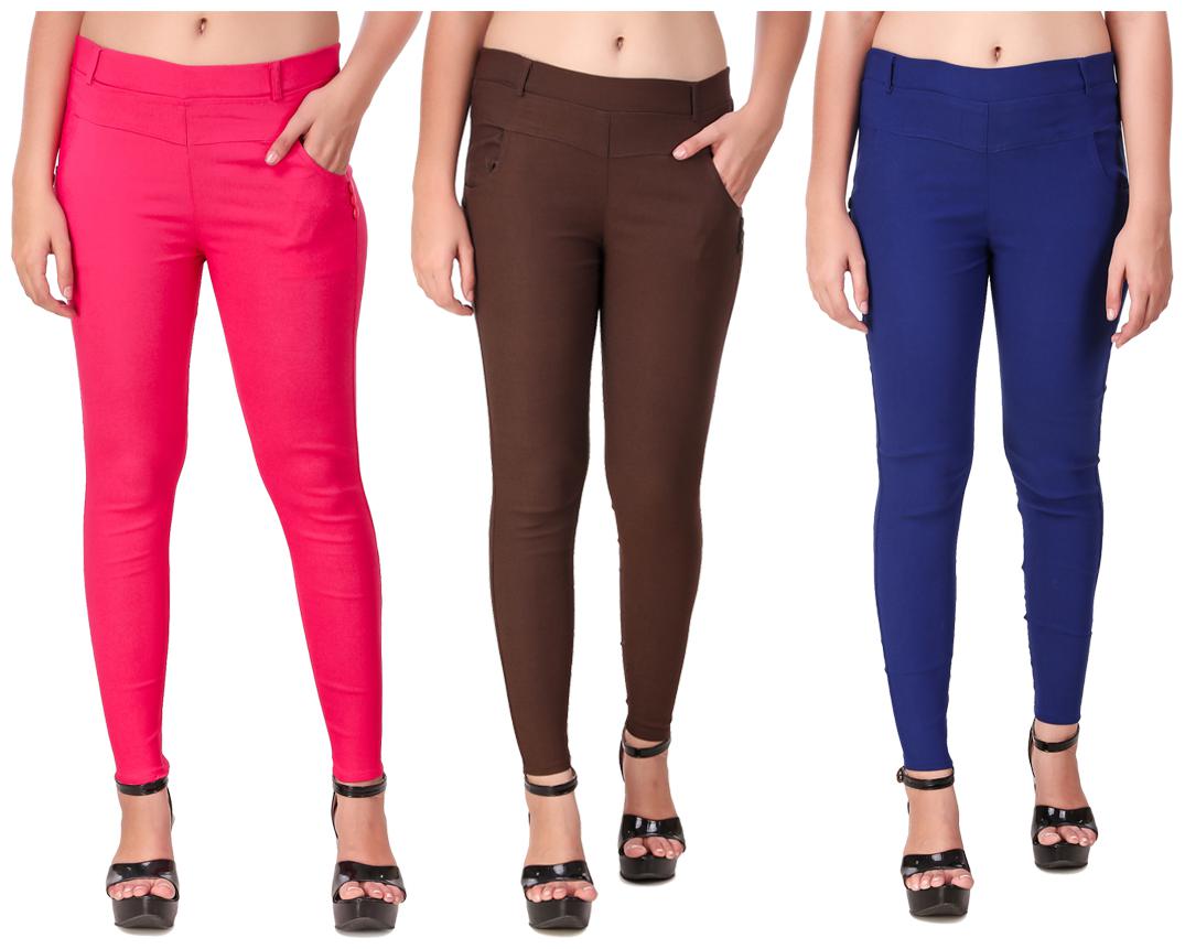 

Krishty Trading Women Multi Skinny fit Jegging