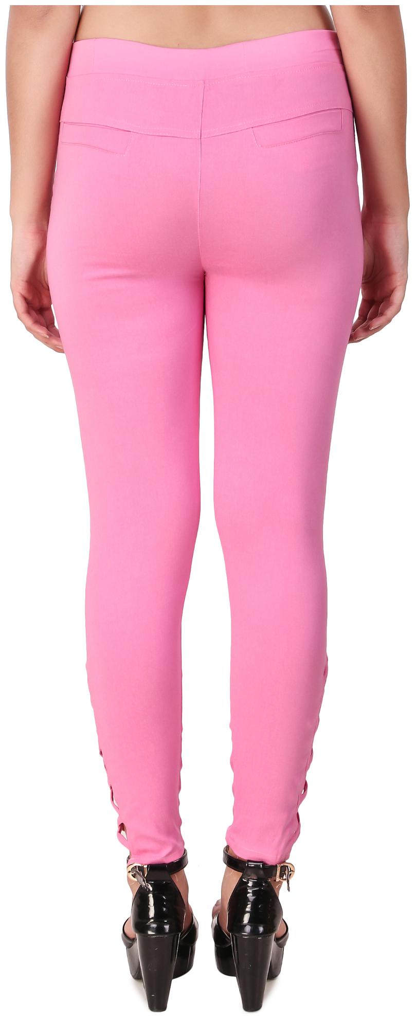 

Krishty Trading Women White Red Skinny fit Jegging