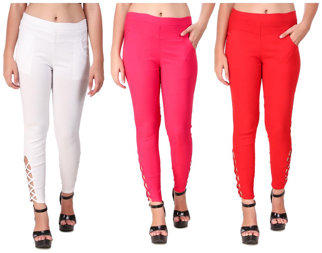 

Krishty Trading Women Multi Skinny fit Jegging