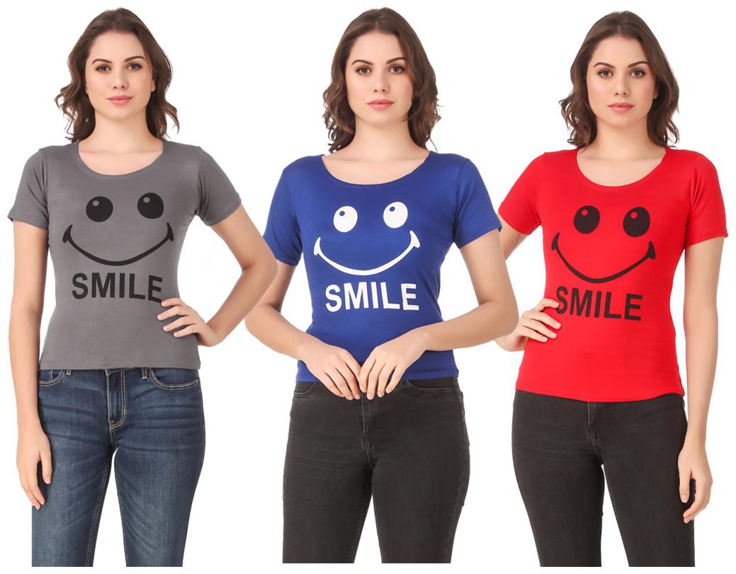 

Krishty Trading Lycra Casual Regular T Shirt Multi