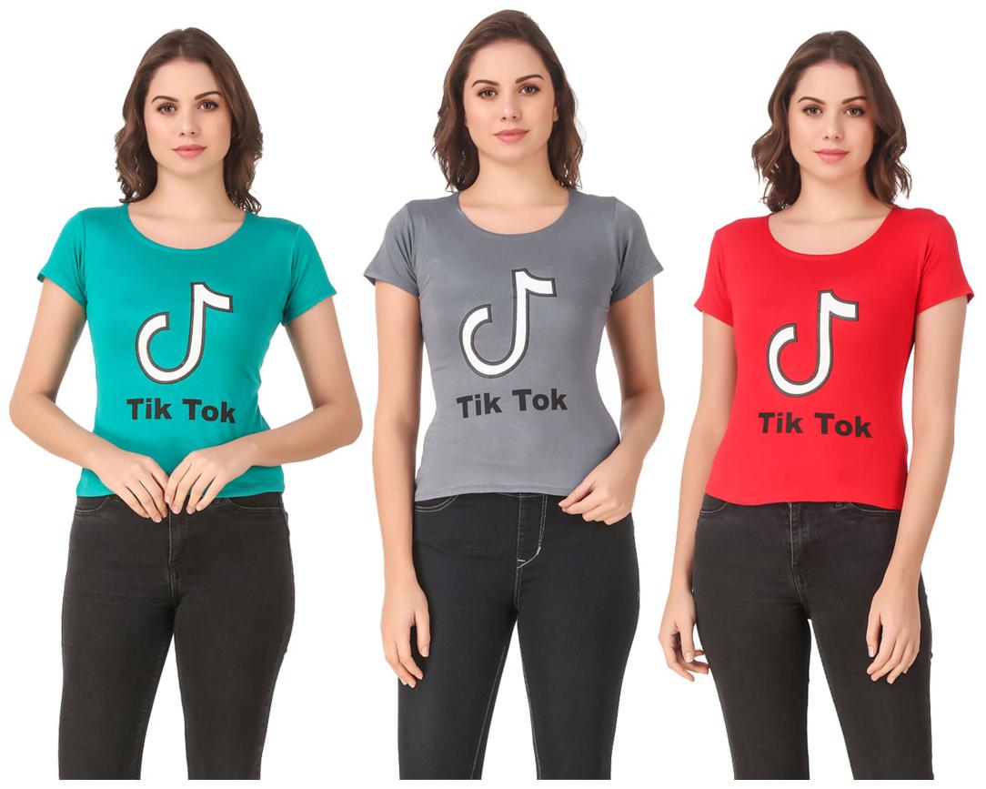 

Krishty Trading Lycra Casual Regular T Shirt Multi