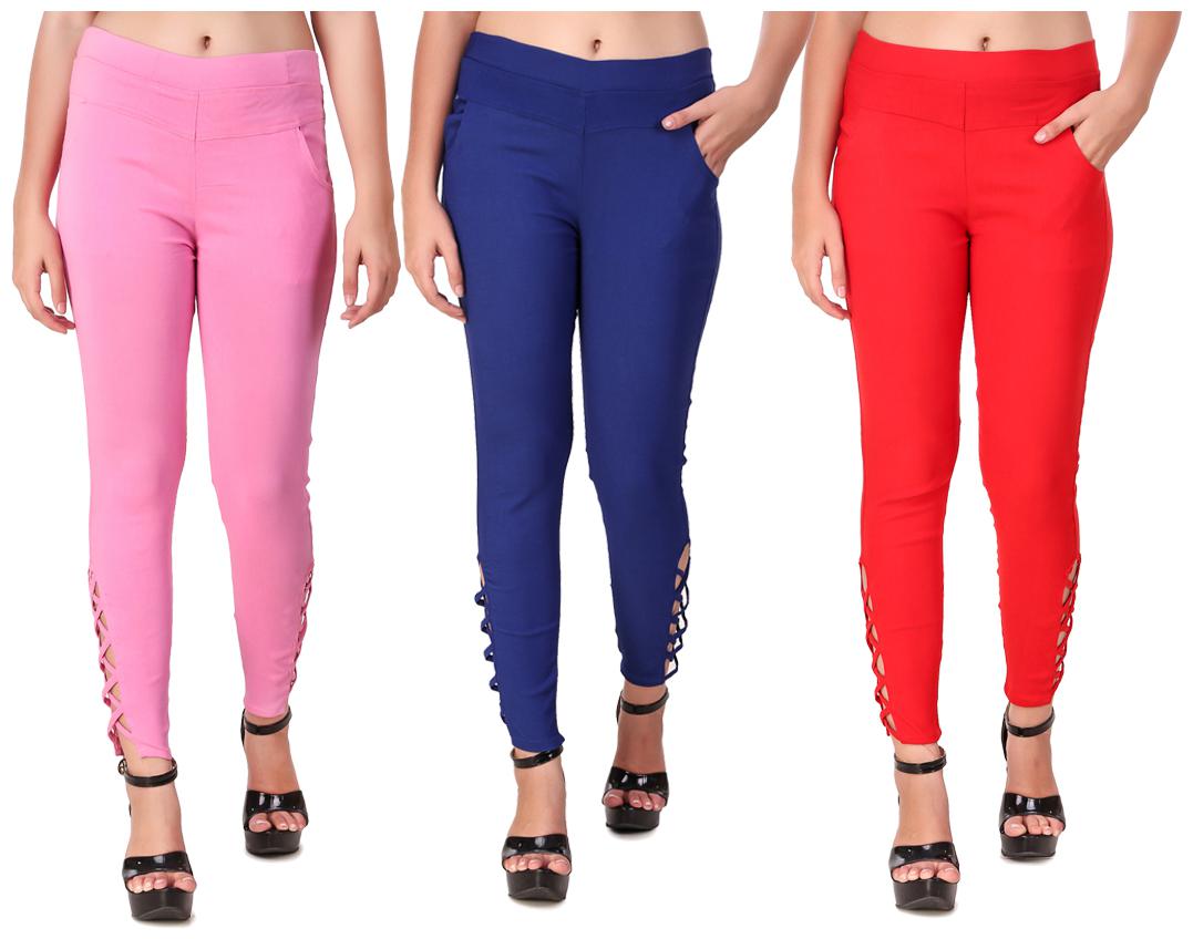 

Krishty Trading Women Multi Skinny fit Jegging