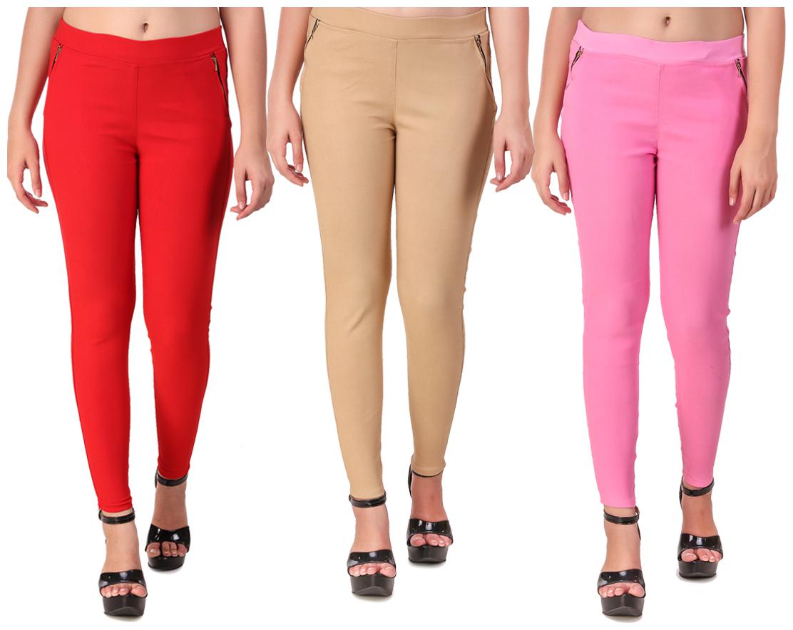 

Krishty Trading Women Multi Skinny fit Jegging