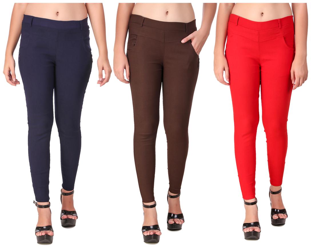 

Krishty Trading Women Multi Skinny fit Jegging