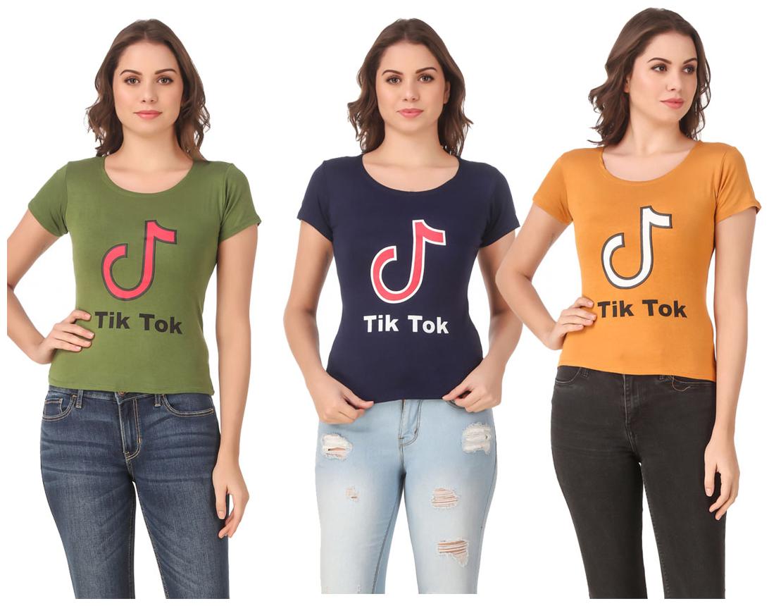 

Krishty Trading Lycra Casual Regular T Shirt Multi