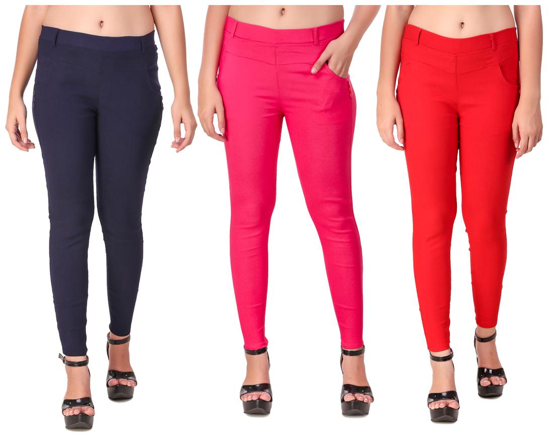 

Krishty Trading Women Multi Skinny fit Jegging