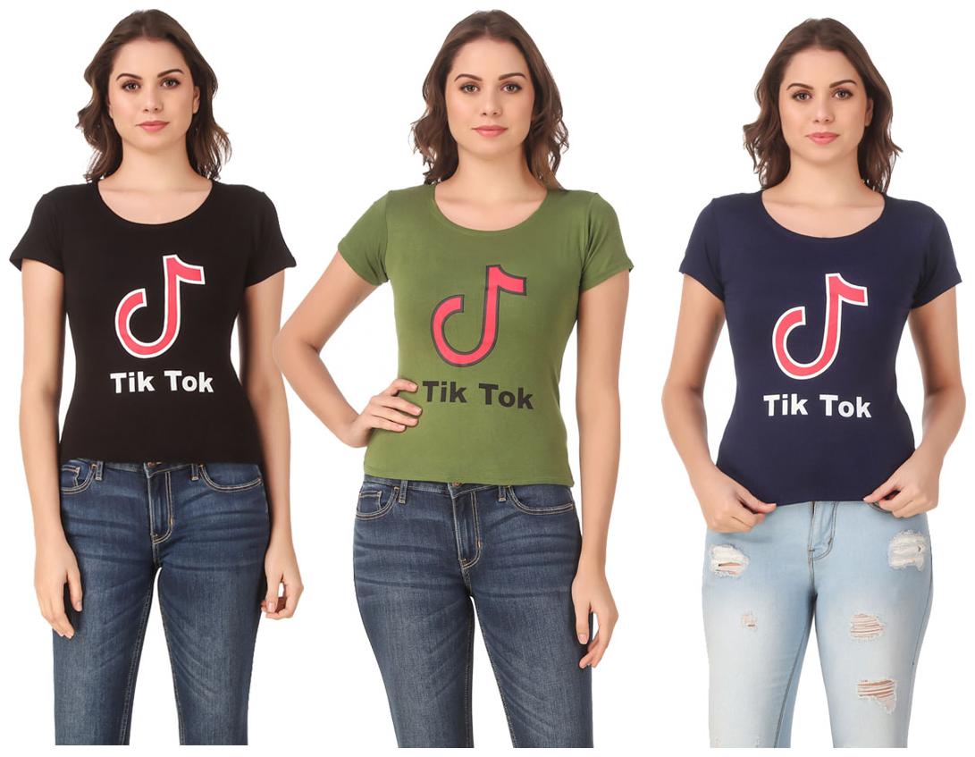 

Krishty Trading Lycra Casual Regular T Shirt Multi