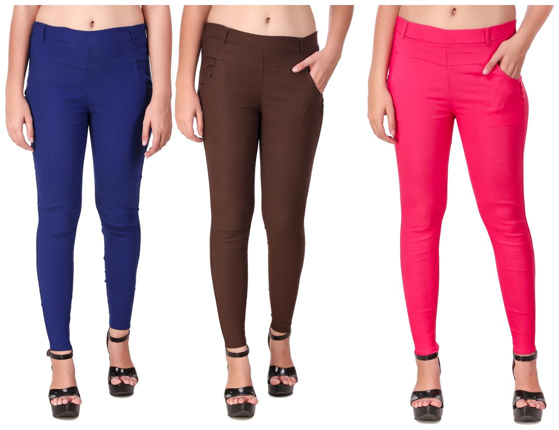 

Krishty Trading Women Multi Skinny fit Jegging