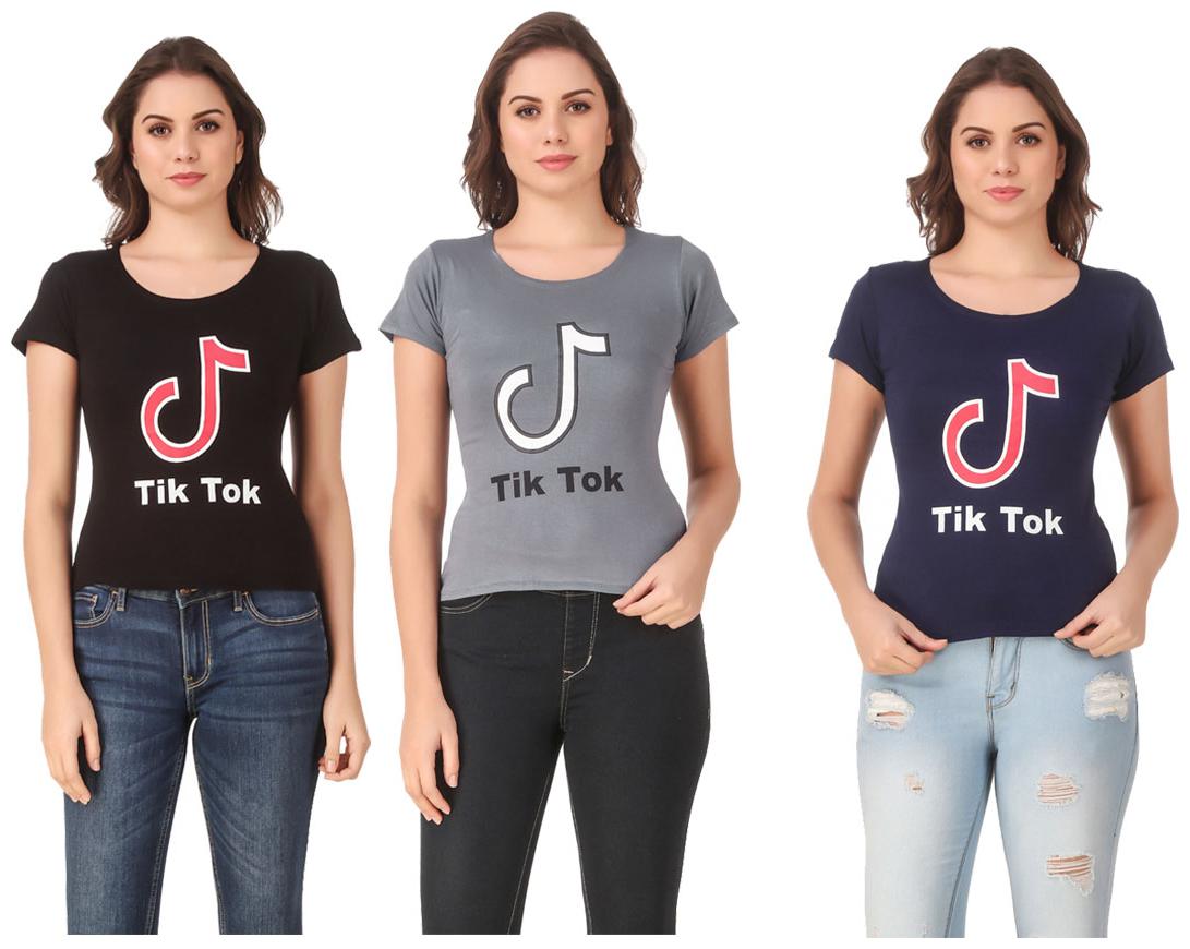 

Krishty Trading Lycra Casual Regular T Shirt Multi
