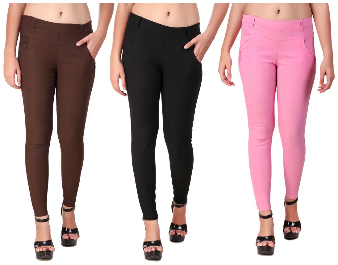 

Krishty Trading Women Multi Skinny fit Jegging