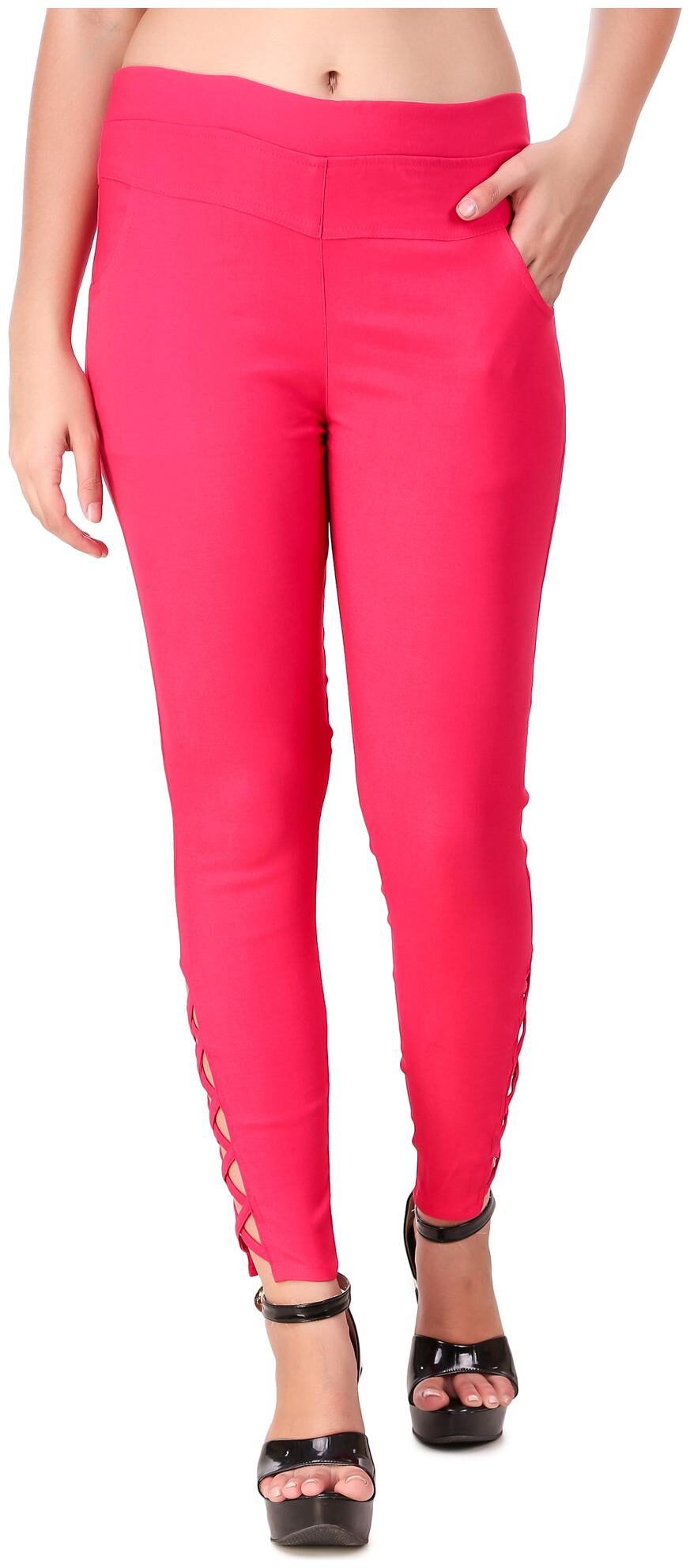 

Krishty Trading Women Pink Skinny fit Jegging