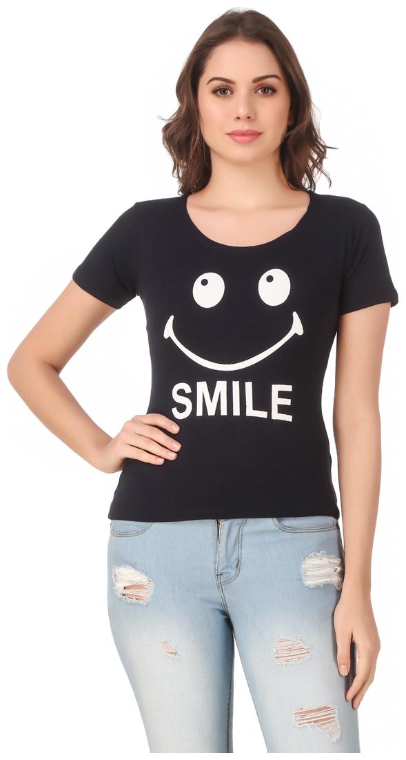 

Krishty Trading Lycra Casual Regular T Shirt Navy Blue